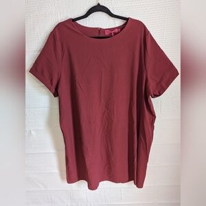 Boohoo new with tags Wine size 20 T-shirt dress